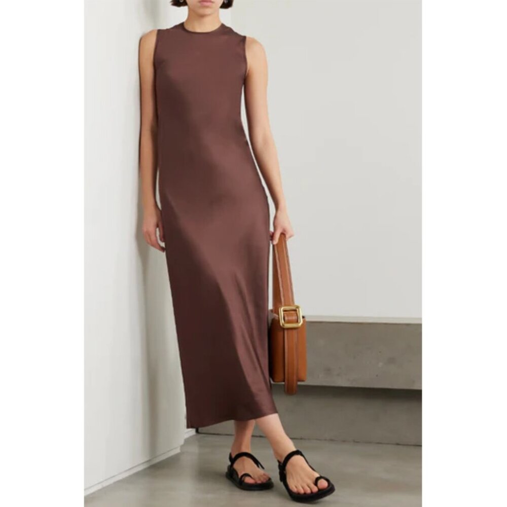 NWT Base Range Dydine satin maxi dress